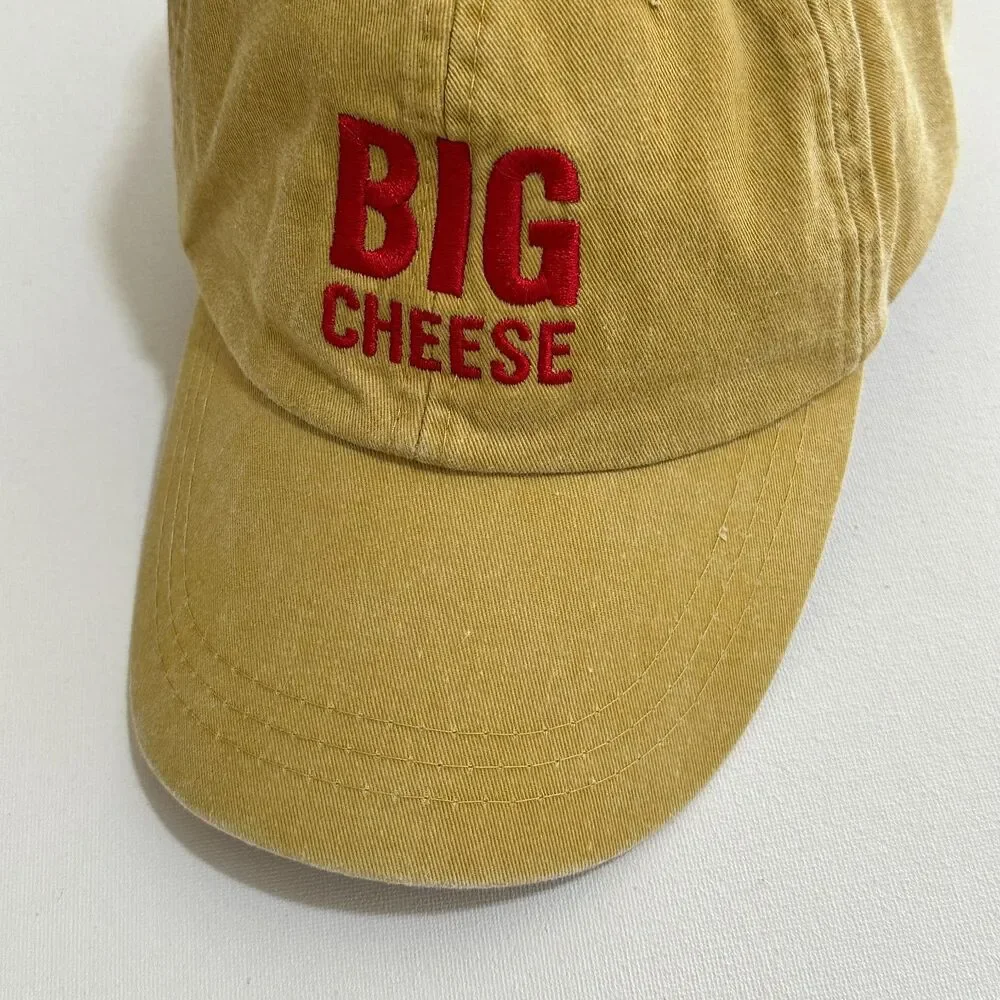 Murray’s Big Cheese Adams Upscale Cotton Dad Golf Hat Baseball Cap Leather Strap - Picture 3 of 12